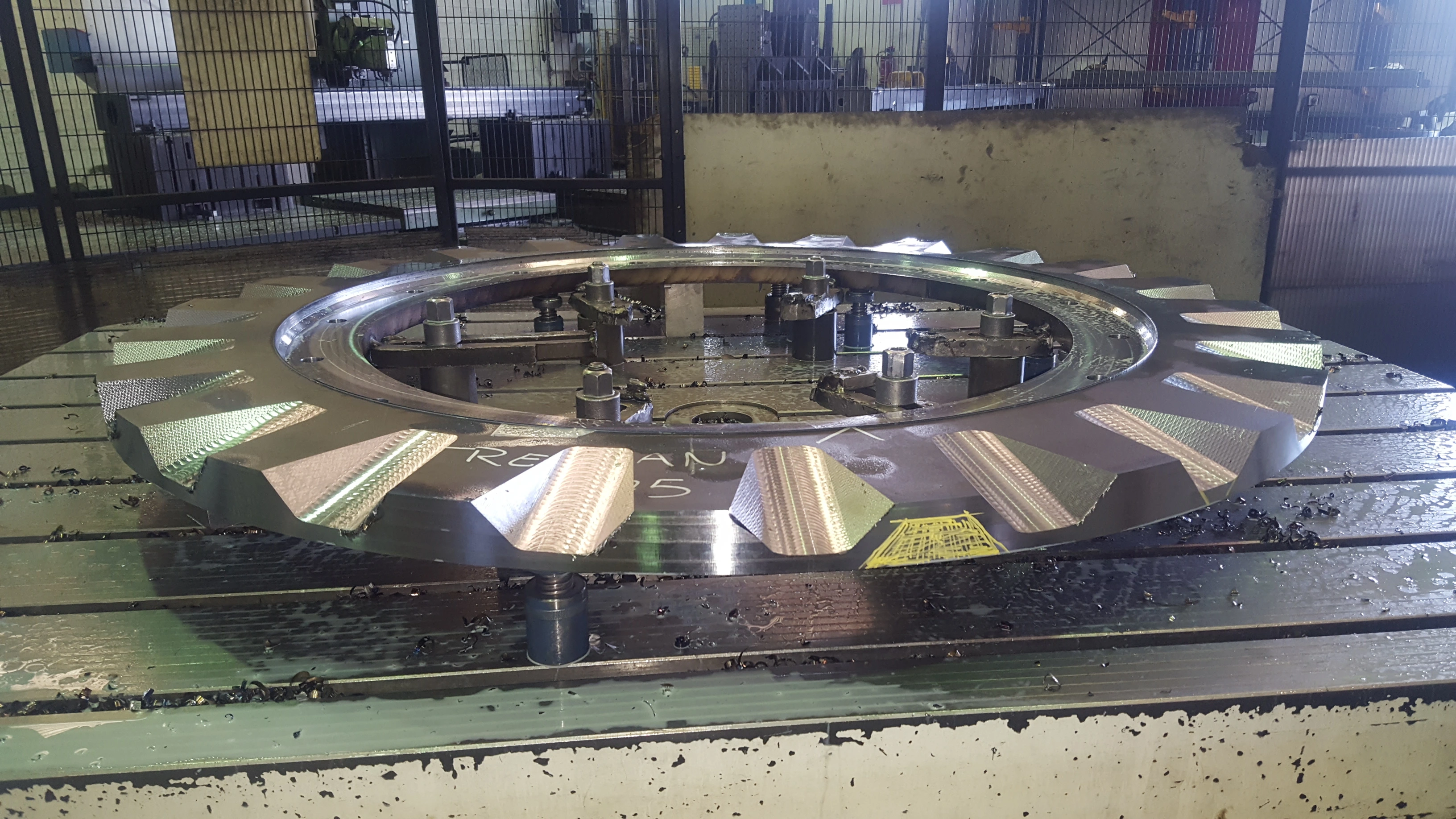 Struttura meccanica nell’officina Pasqualin