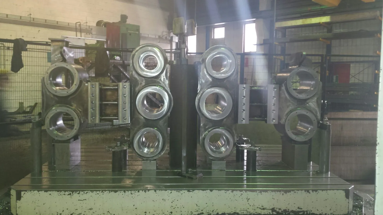 Dettaglio di un particolare meccanico in officina